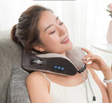Electric Shiatsu Neck Massager U-Shaped Pillow – Portable Shoulder & Cervical Kneading Massager
