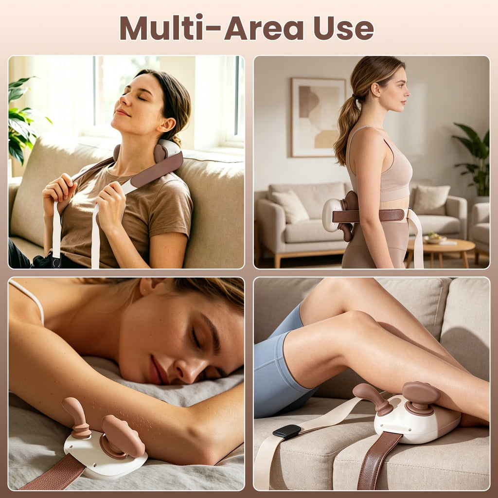 cordless shiatsu neck massager with heat