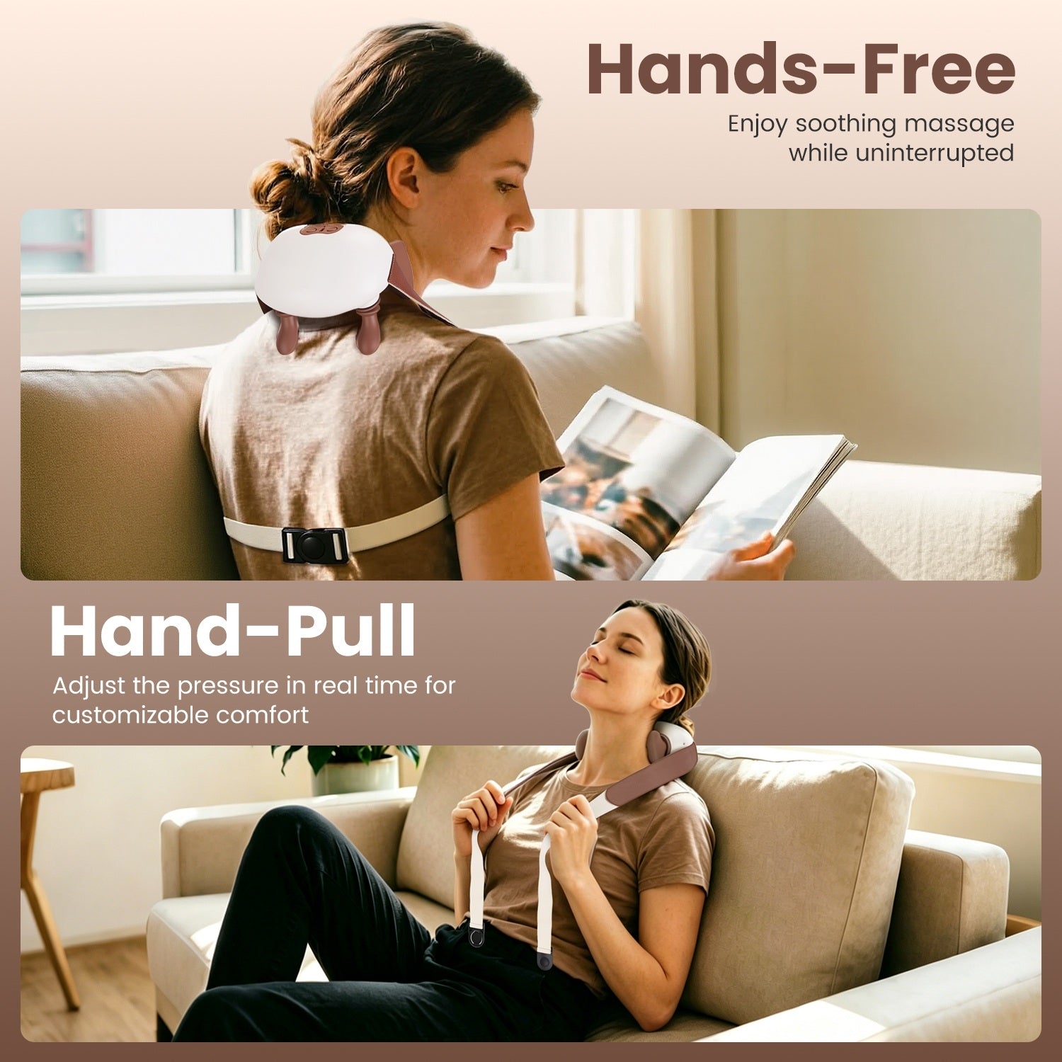 cordless shiatsu neck massager with heat