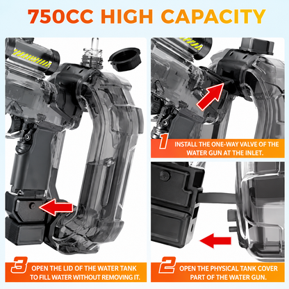 Electric Water Gun – USB-C Rechargeable High-Pressure Water Blaster for Kids & Adults TheCartHive