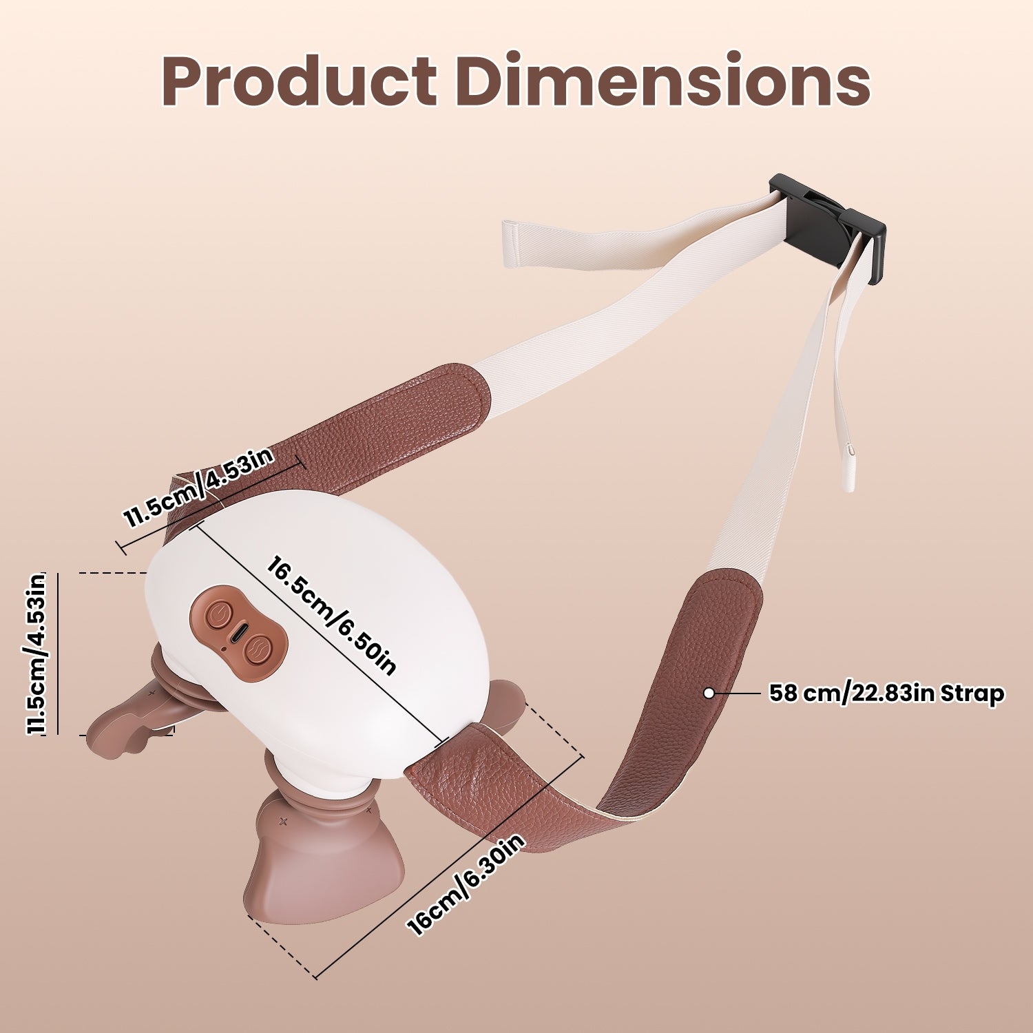 cordless shiatsu neck massager with heat