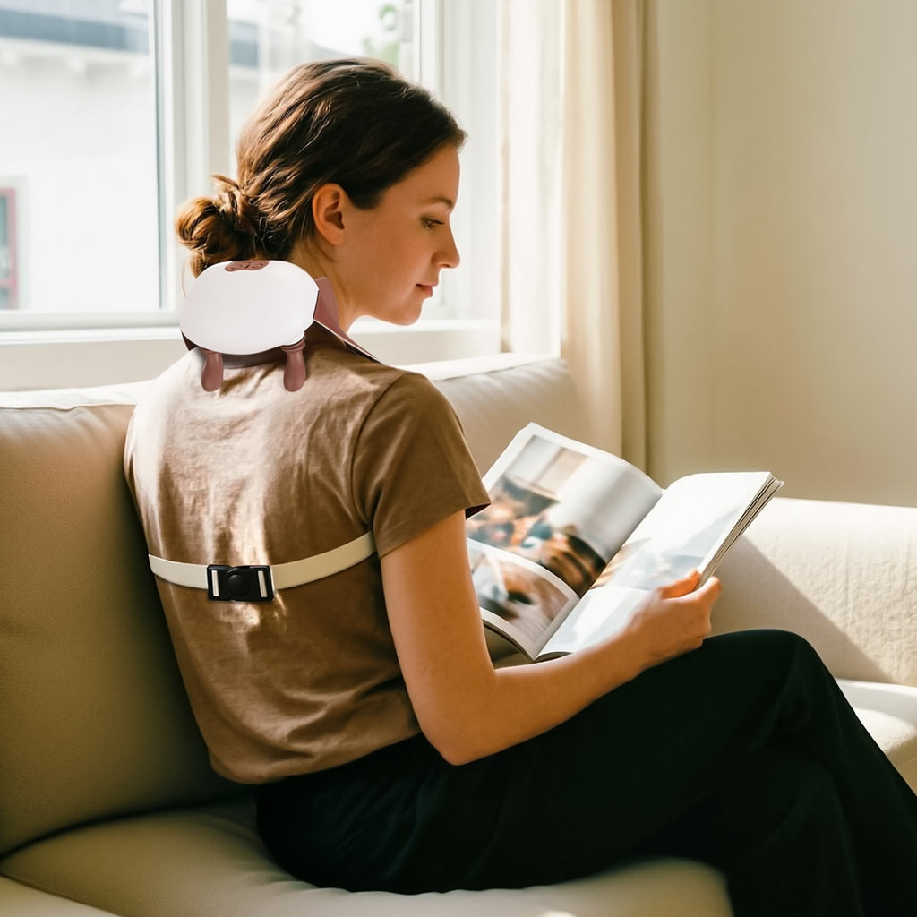 cordless shiatsu neck massager with heat